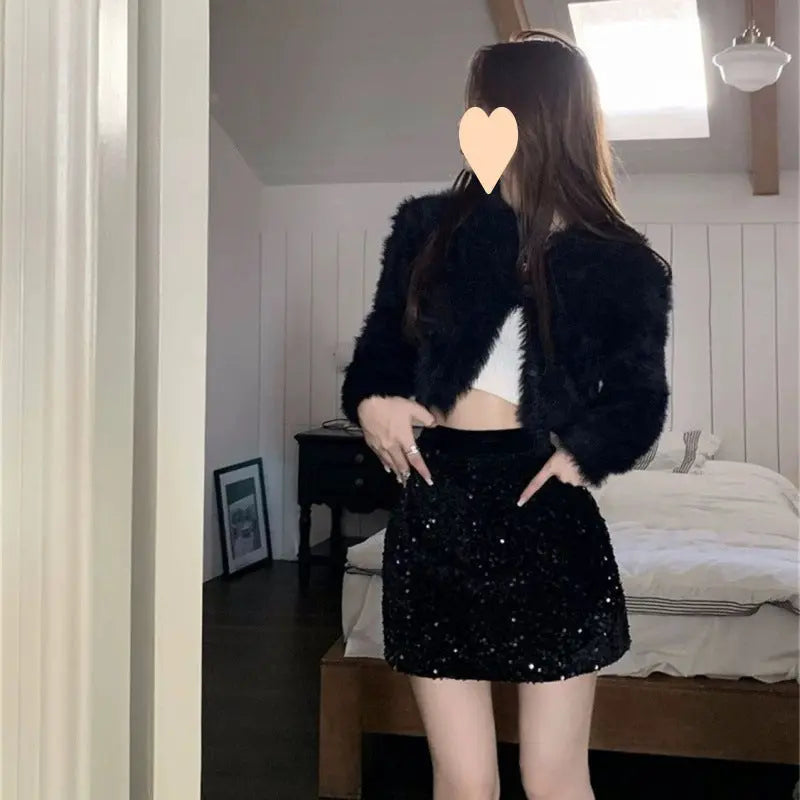 Sequined High-end Skirt DesignÂ