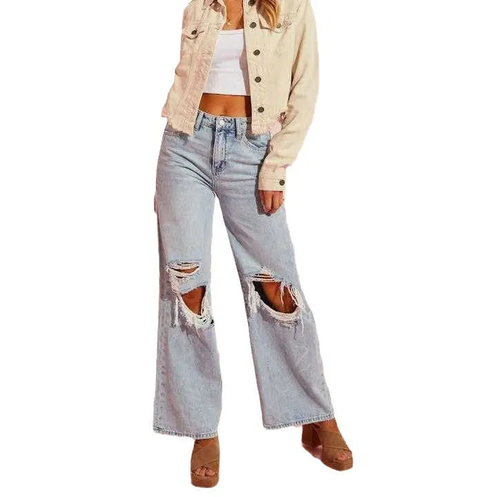 Ripped Slimming Jeans For WomenÂ