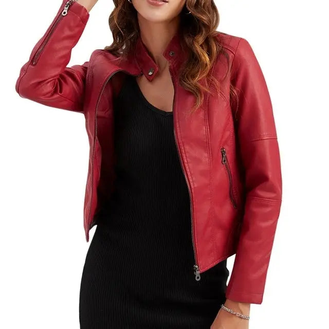 Women Neck Jackets For Spring SoftÂ