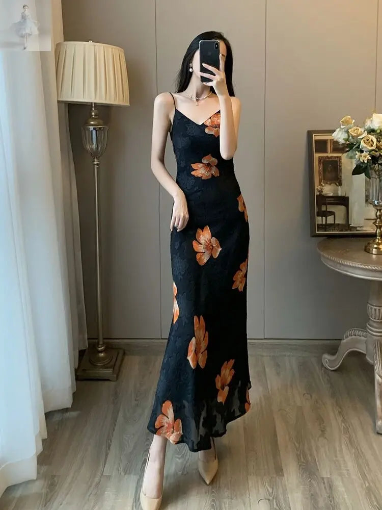 Women's Summer French Vintage Floral Dress Strap Dress Women's Summer French Vintage Floral Dress Strap Dress Women's Summer French Vintage Floral Dress Strap Dress Women's Summer French Vintage Floral Dress Strap Dress Zenzi Style