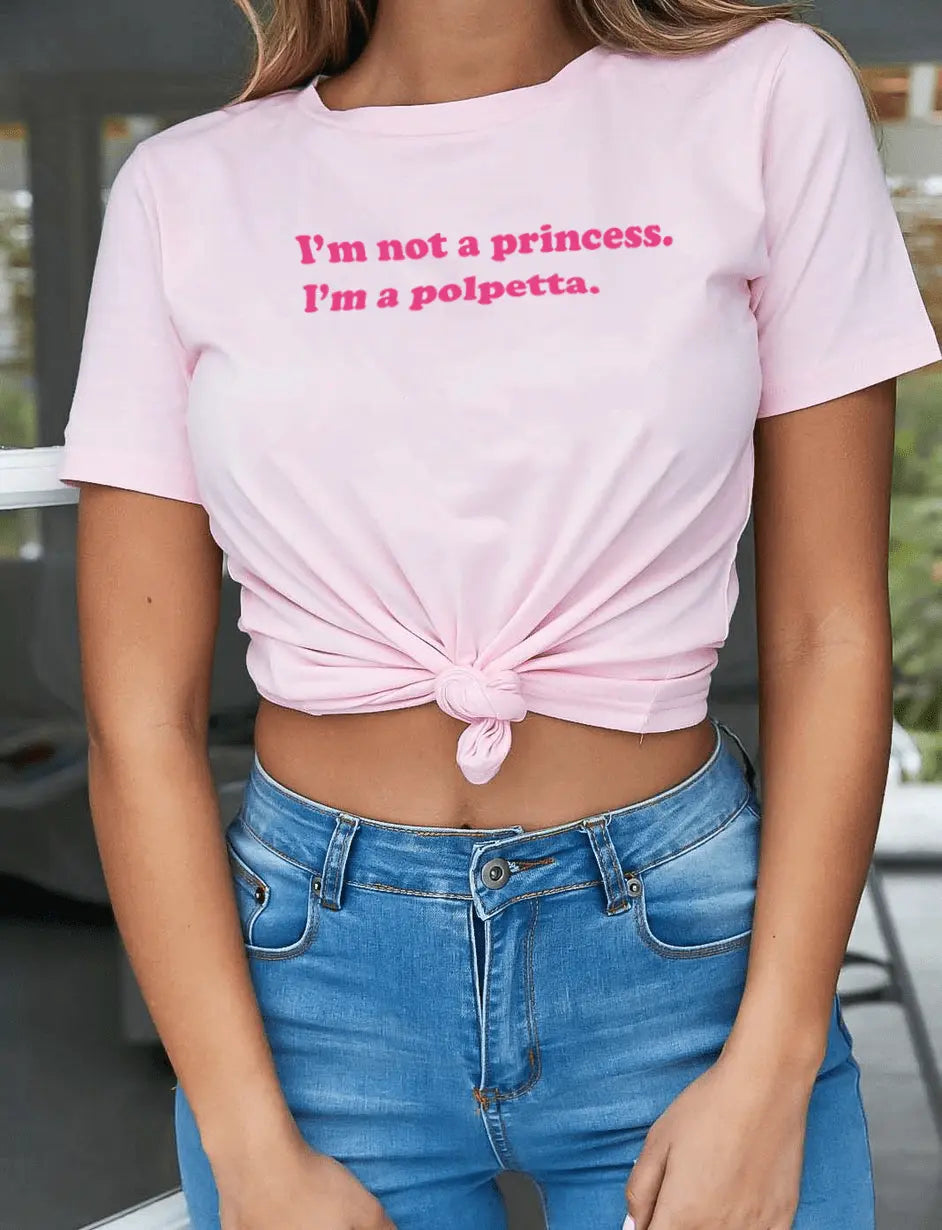 I'm a meatball Pink Women T-shirtÂ
