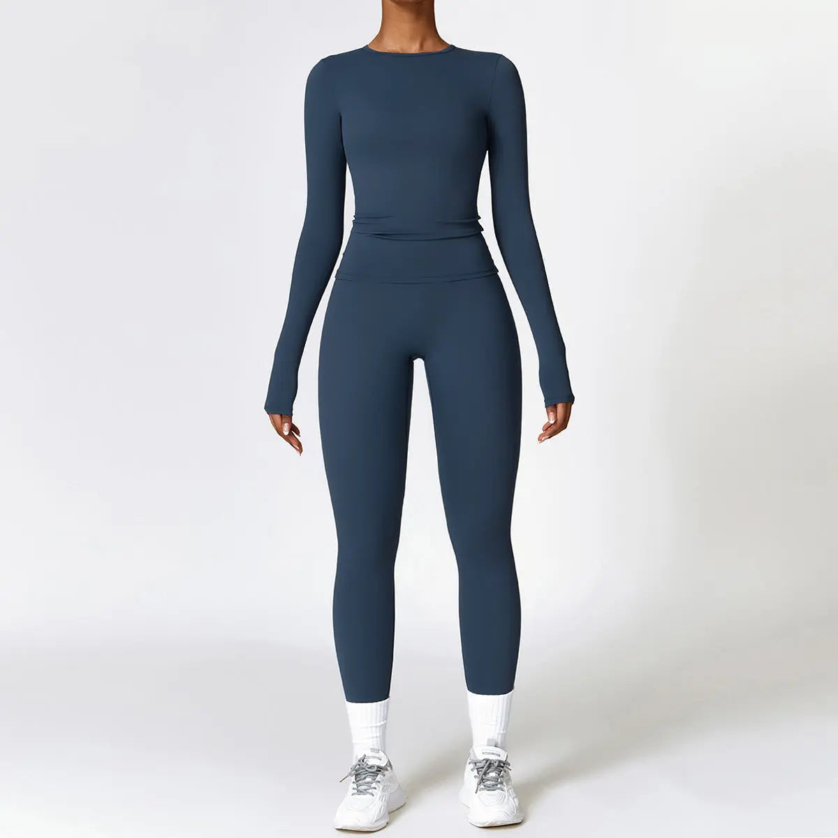 Tight-fitting Brushed Yoga Suit Quick-drying Fitness Clothes 