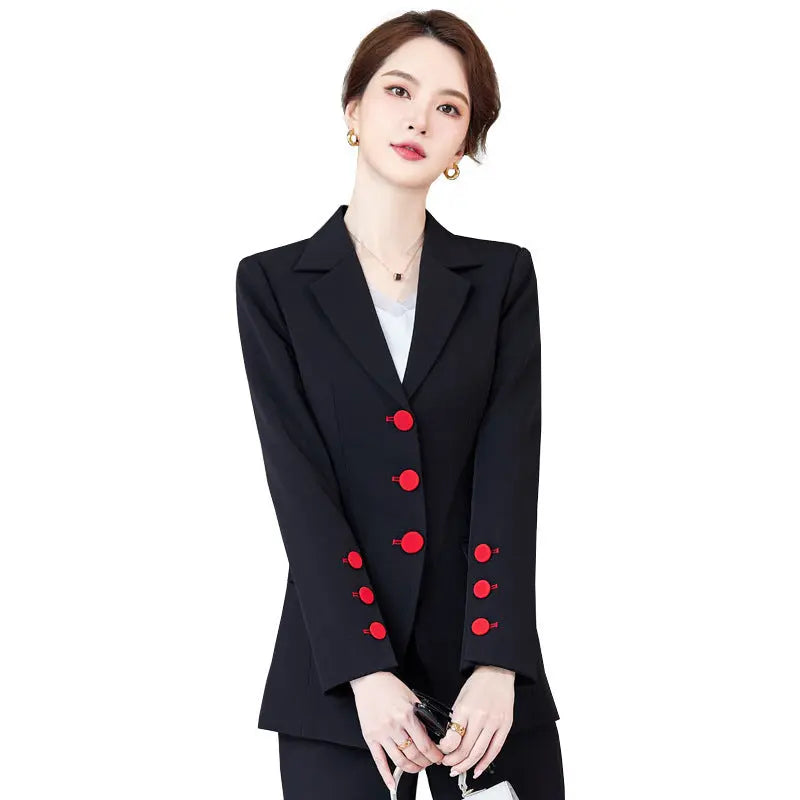 Women's Business Wear Suit Suit Suit Bell-bottom Pants Trousers 