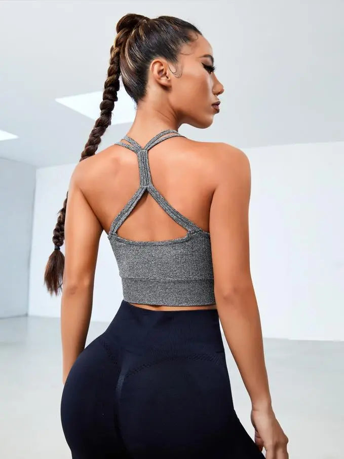 Sports Underwear High Elastic Yoga Bra Women's Vest 