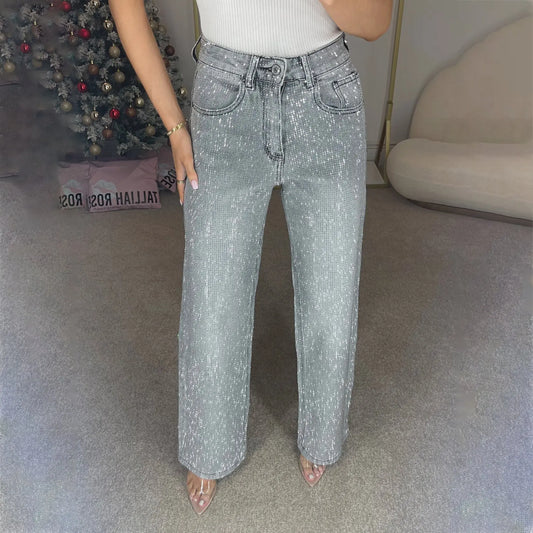 Summer High Waist All-matching Pants Women's Denim 