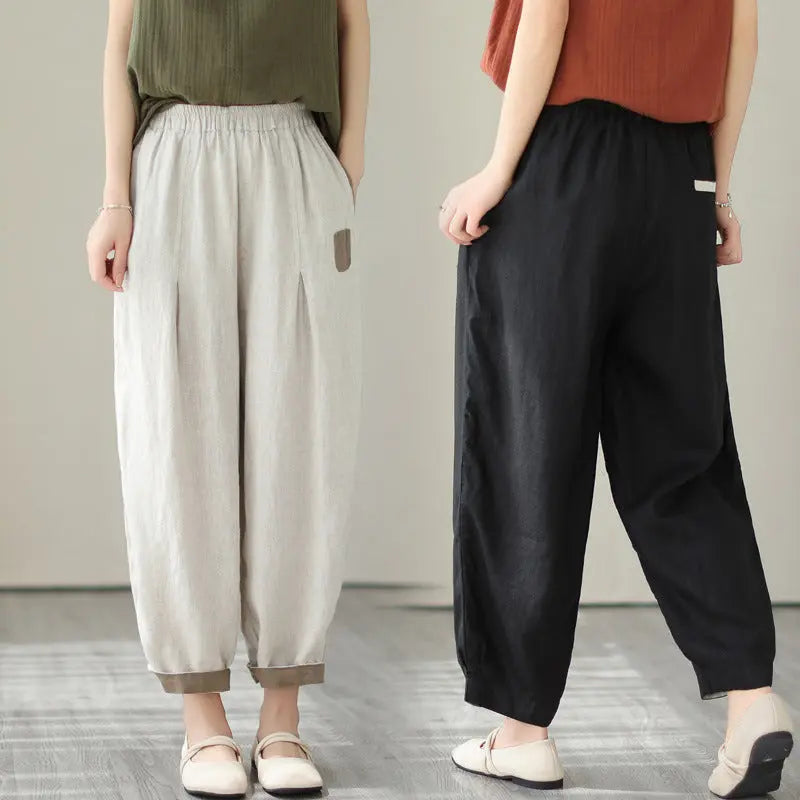 Loose Large Size Slimming High Waist 