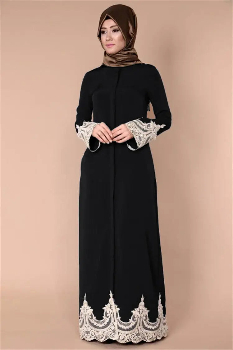 Muslim lace robe 