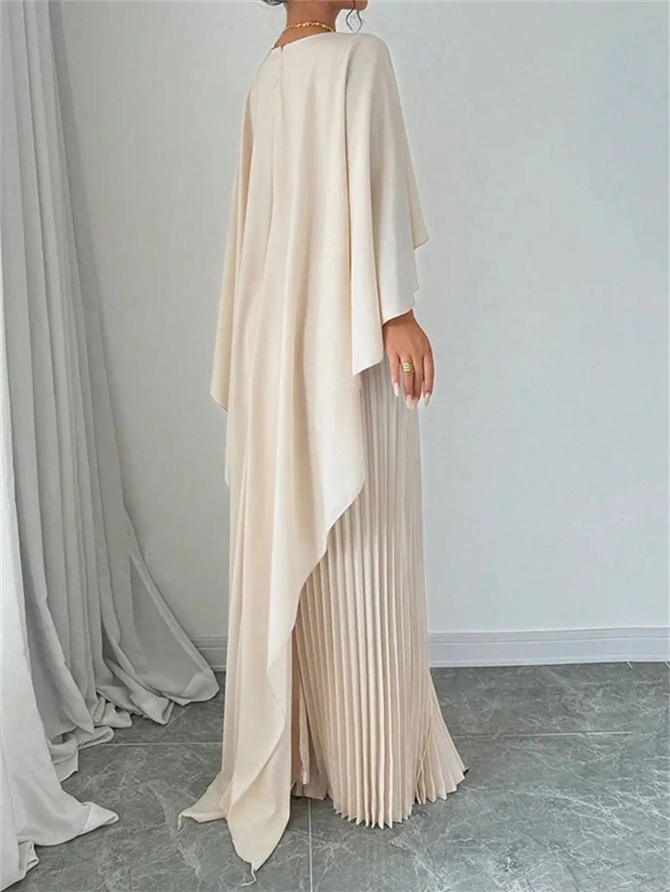 Women's Fashion Loose Batwing Sleeve Dress 