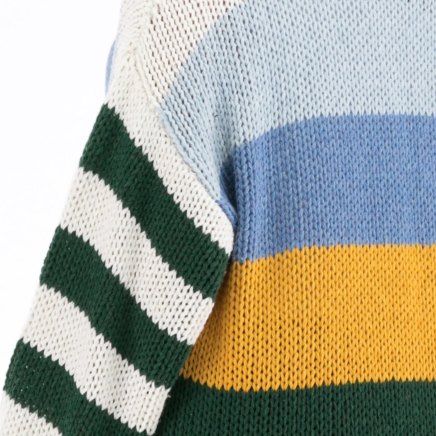 Women's Contrast Color Striped Cardigan Jacket 