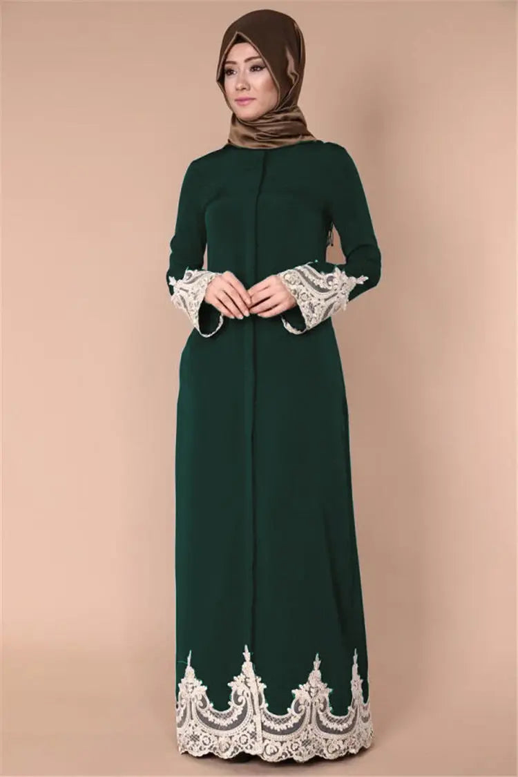 Muslim lace robe 