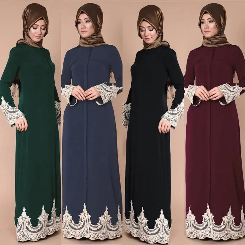 Muslim lace robe 