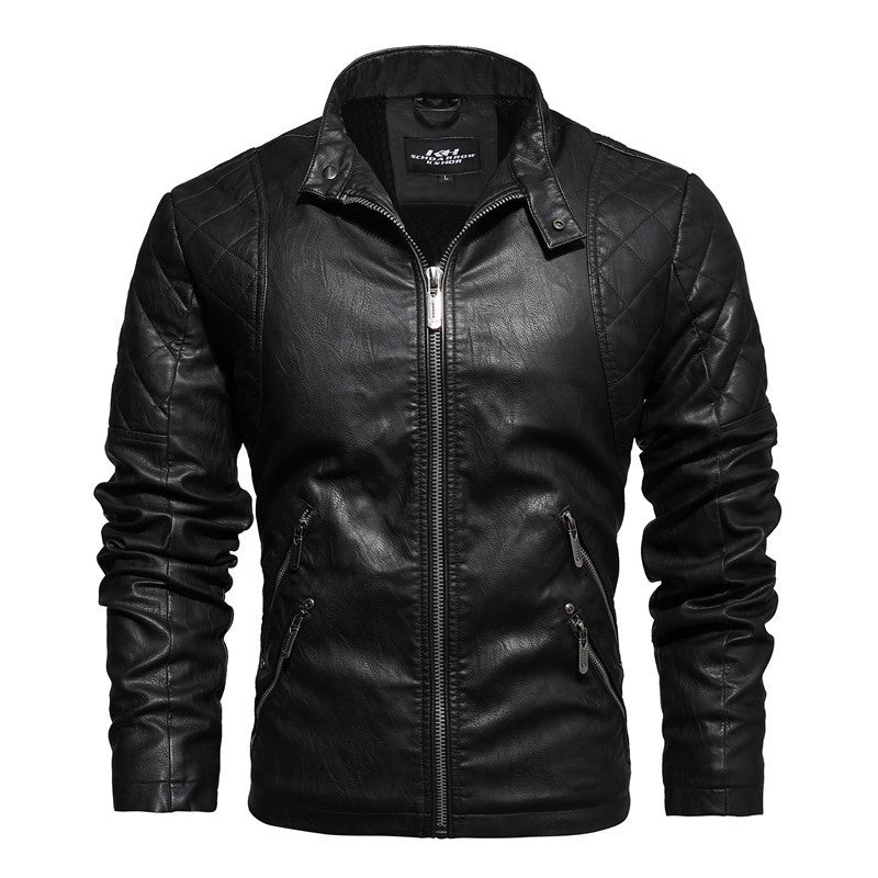 Trendy Men Autumn And Winter Leather Jackets