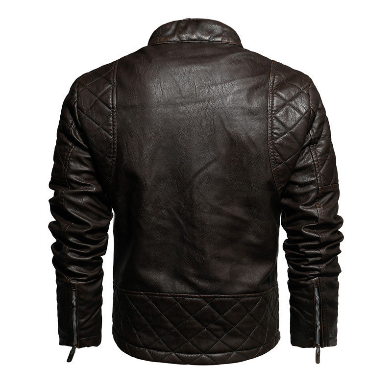 Trendy Men Autumn And Winter Leather Jackets