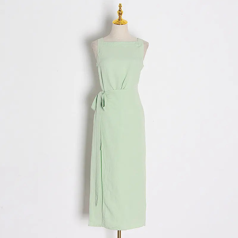 Fashionable Temperament Sexy Condole Belt Dress Female 