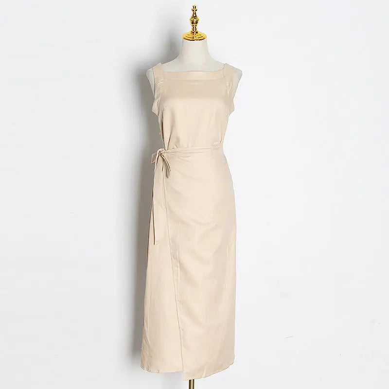 Fashionable Temperament Sexy Condole Belt Dress Female 