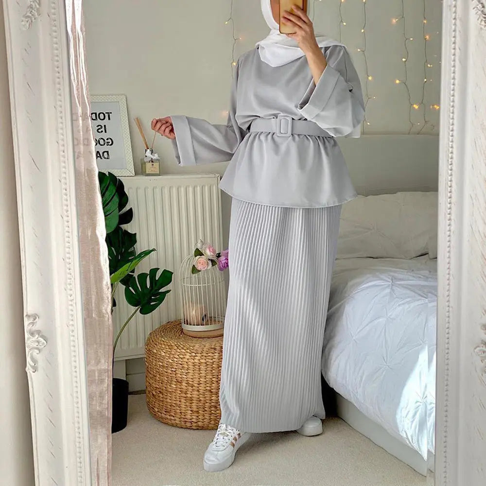 Ramadan Eid Mubarak Abaya Dubai Turkey Hijab Dress Muslim Se 