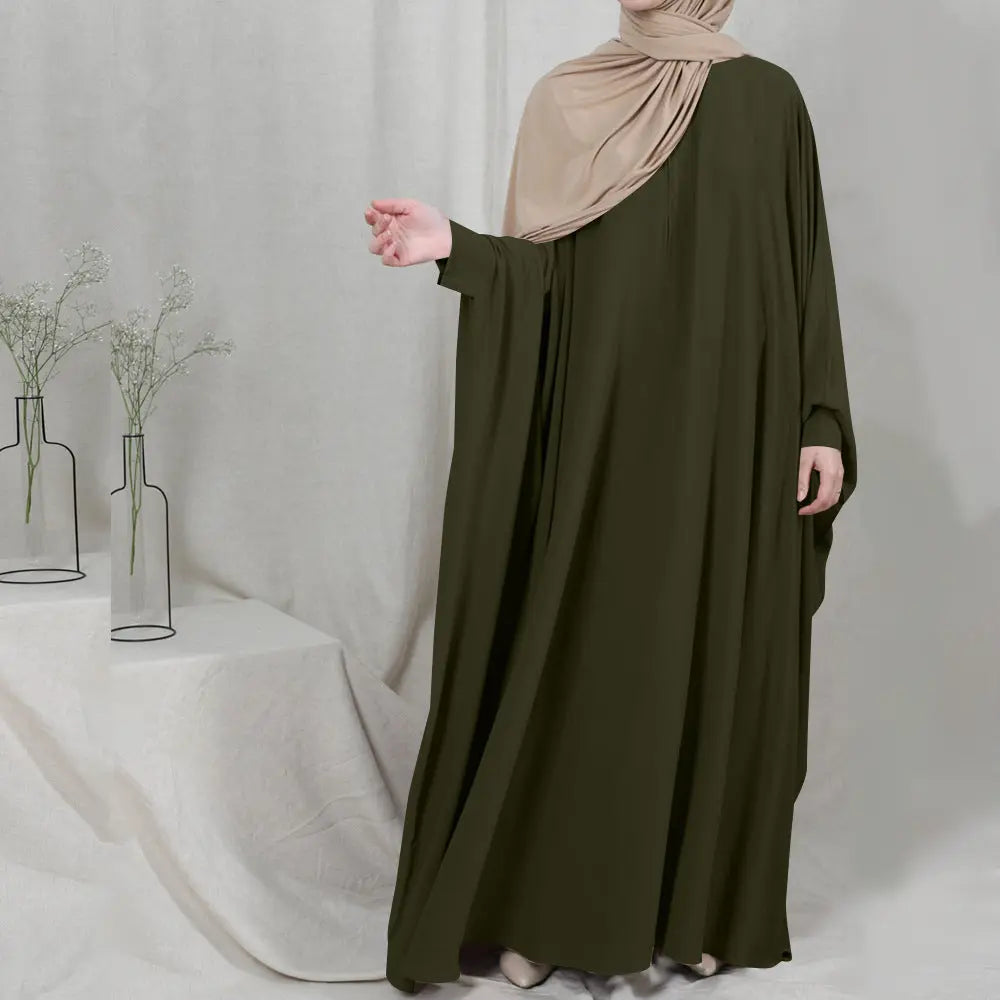 Eid Hooded Muslim Women Hijab Dress Prayer Garment Jilbab Abaya Long Khimar Full Cover Ramadan Gown Abayas Islamic Clothes Niqab 