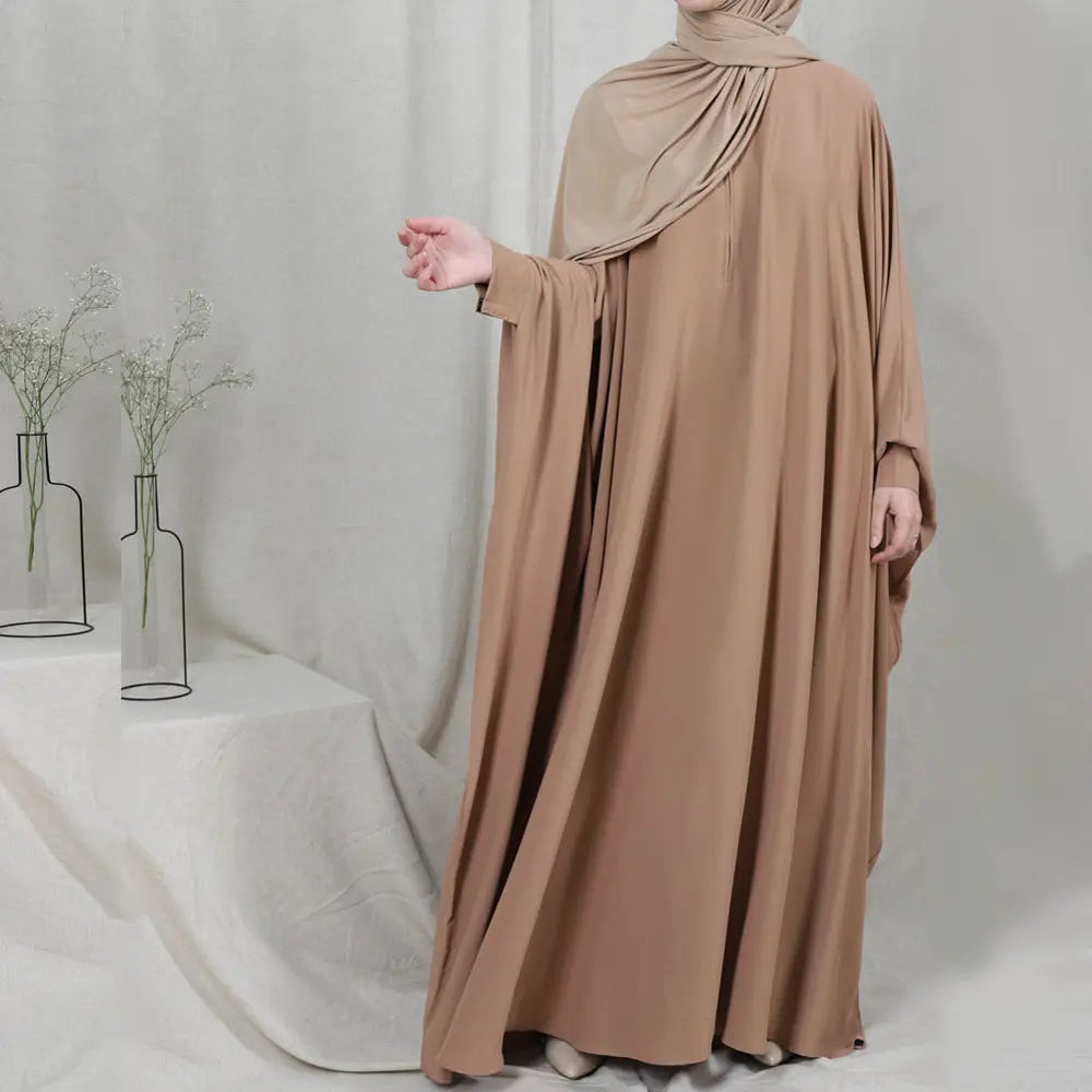 Eid Hooded Muslim Women Hijab Dress Prayer Garment Jilbab Abaya Long Khimar Full Cover Ramadan Gown Abayas Islamic Clothes Niqab 