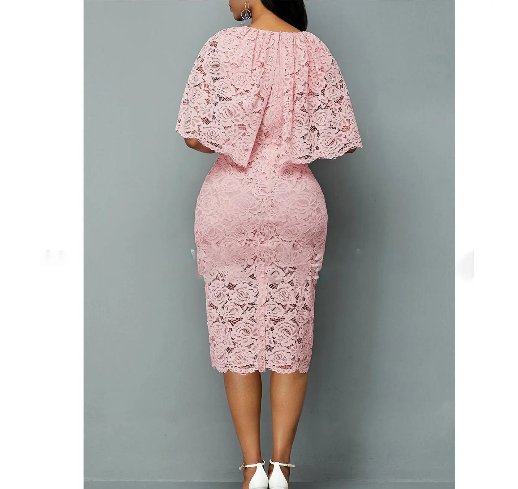 MD African Lace Dresses For Women Fashion New Africa Sexy Wedding Outfit 4XL 5XL Plus Size Maxi Dress Dashiki Ankara Robe 
