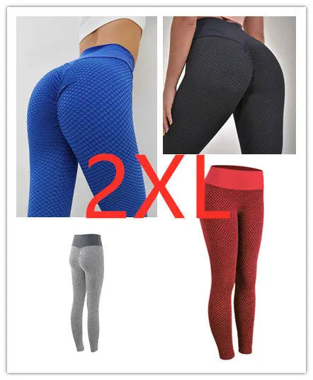 Plaid Leggings Fitness Yoga Pants Women's Seamless High Waist Breathable Gym Leggings 