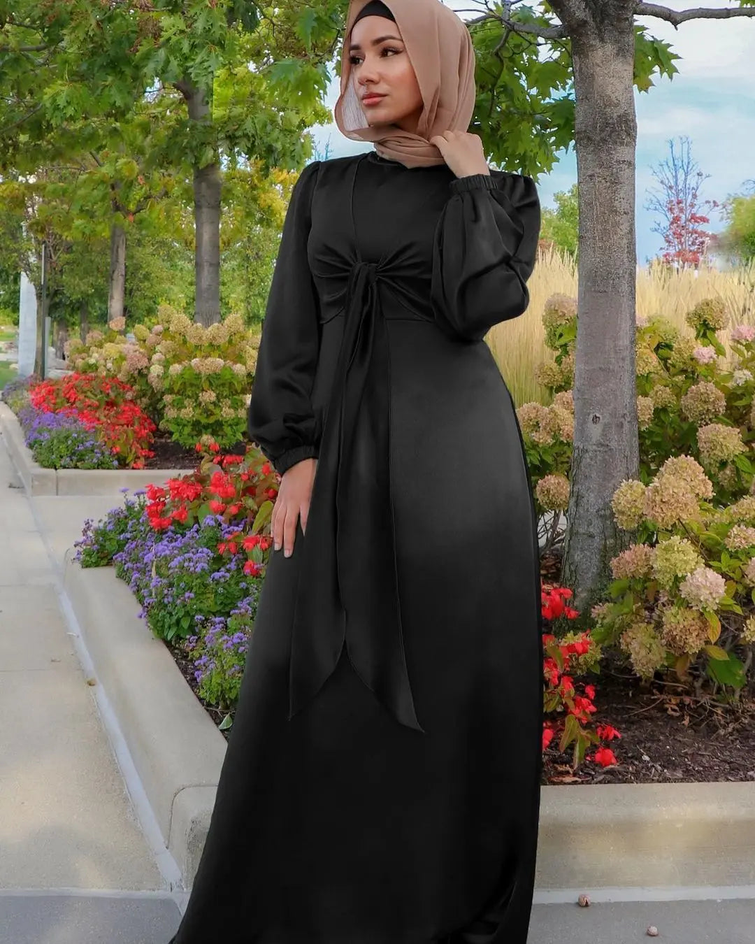 Ramadan Eid Mubarak Kaftan Dubai Abaya Turkey Muslim Women Hijab Satin Dress Islam Caftan Marocain Dresses Vestidos Robe Femme 