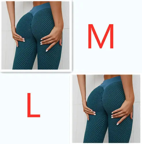 Plaid Leggings Fitness Yoga Pants Women's Seamless High Waist Breathable Gym Leggings 