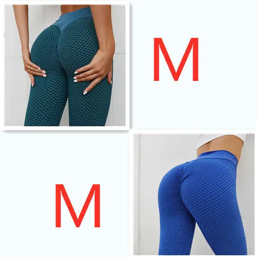 Plaid Leggings Fitness Yoga Pants Women's Seamless High Waist Breathable Gym Leggings 