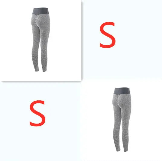 Plaid Leggings Fitness Yoga Pants Women's Seamless High Waist Breathable Gym Leggings 