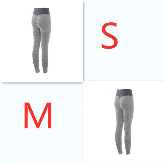 Plaid Leggings Fitness Yoga Pants Women's Seamless High Waist Breathable Gym Leggings 