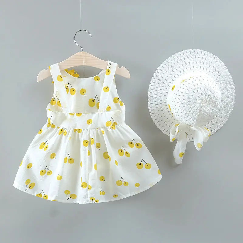 Girls Baby Cherry Dress 