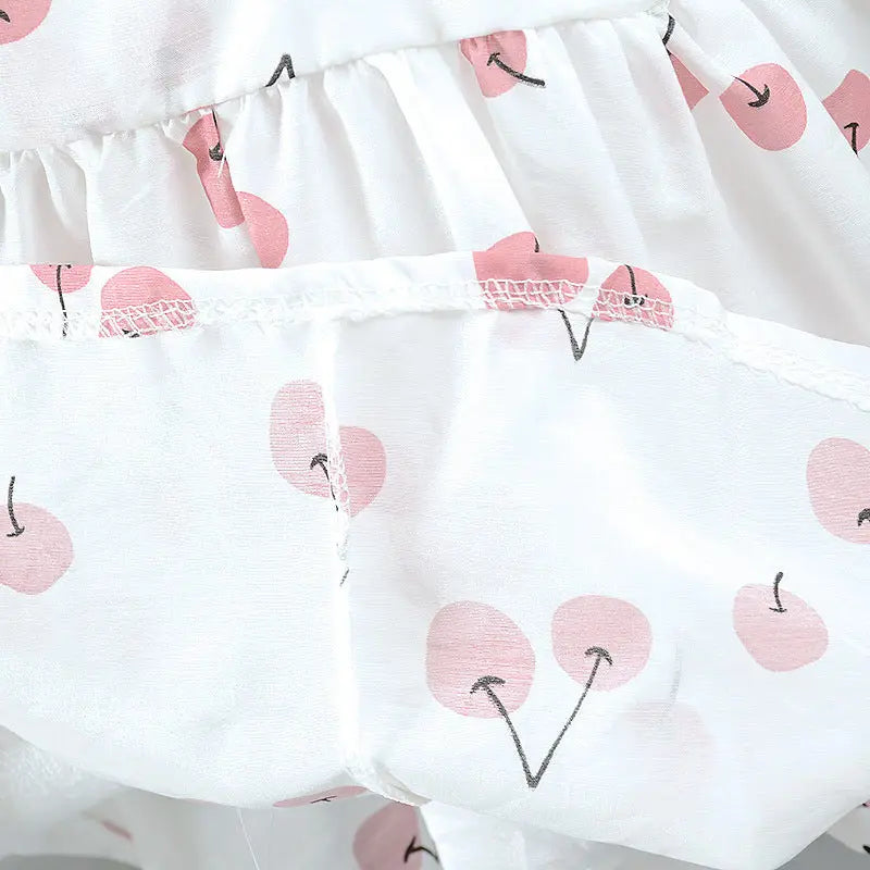 Girls Baby Cherry Dress 