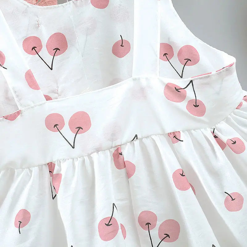 Girls Baby Cherry Dress 