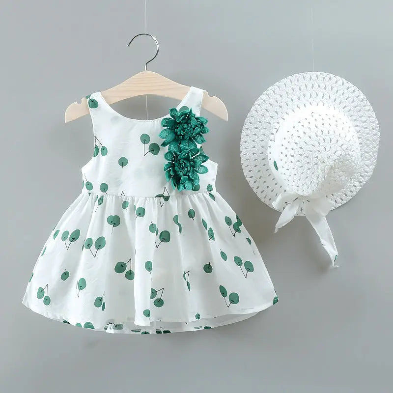 Girls Baby Cherry Dress 