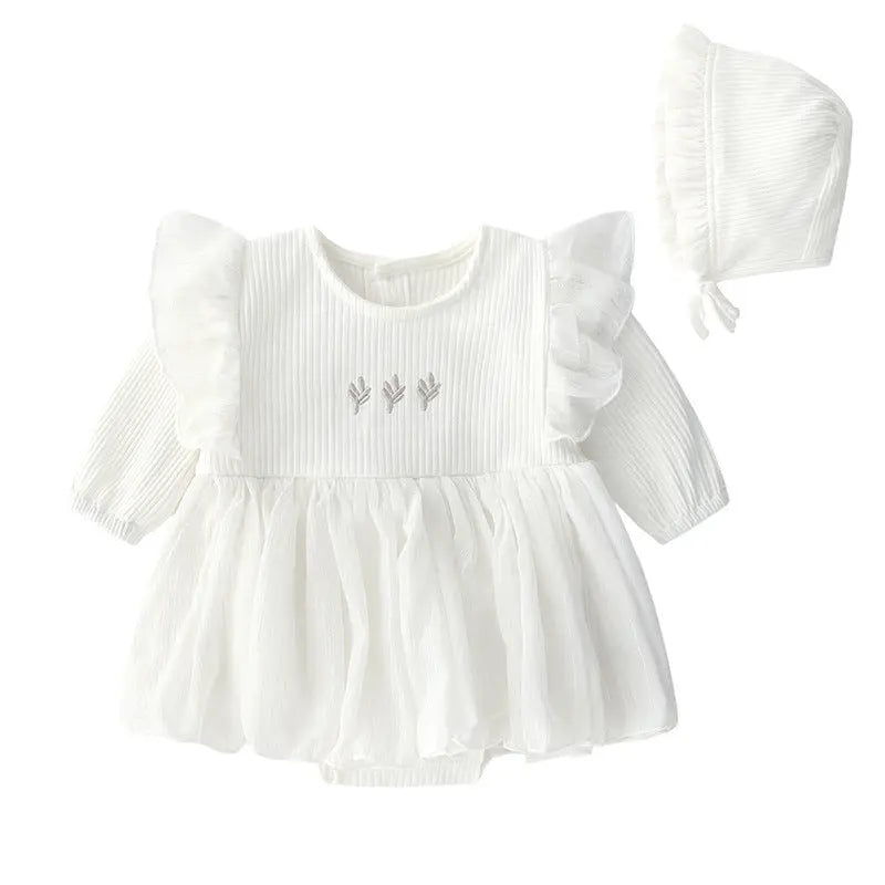 Baby Girl Autumn Dress Baby Princess Dress Red Dress 