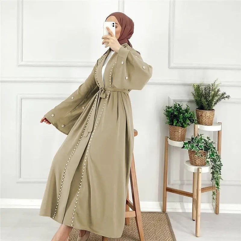 Eid Kaftan Moroccan Abaya Dubai Turkey Hijab Muslim Fashion 