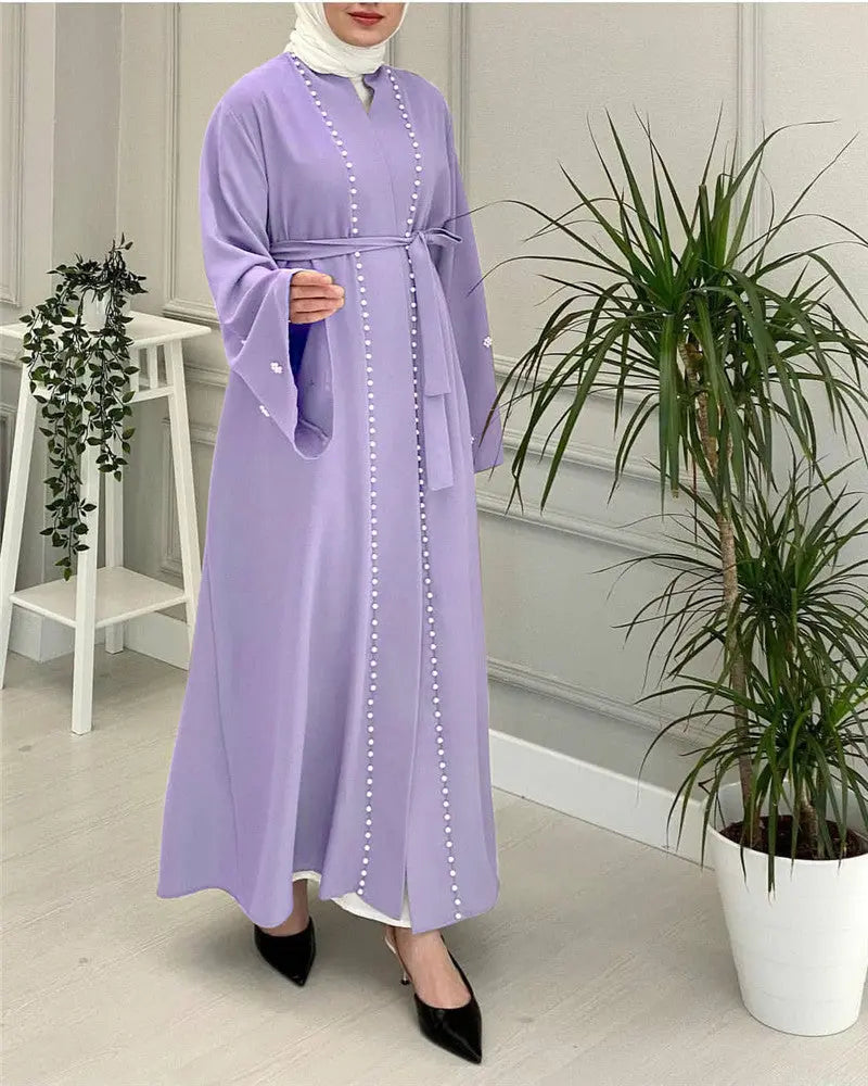 Eid Kaftan Moroccan Abaya Dubai Turkey Hijab Muslim Fashion 