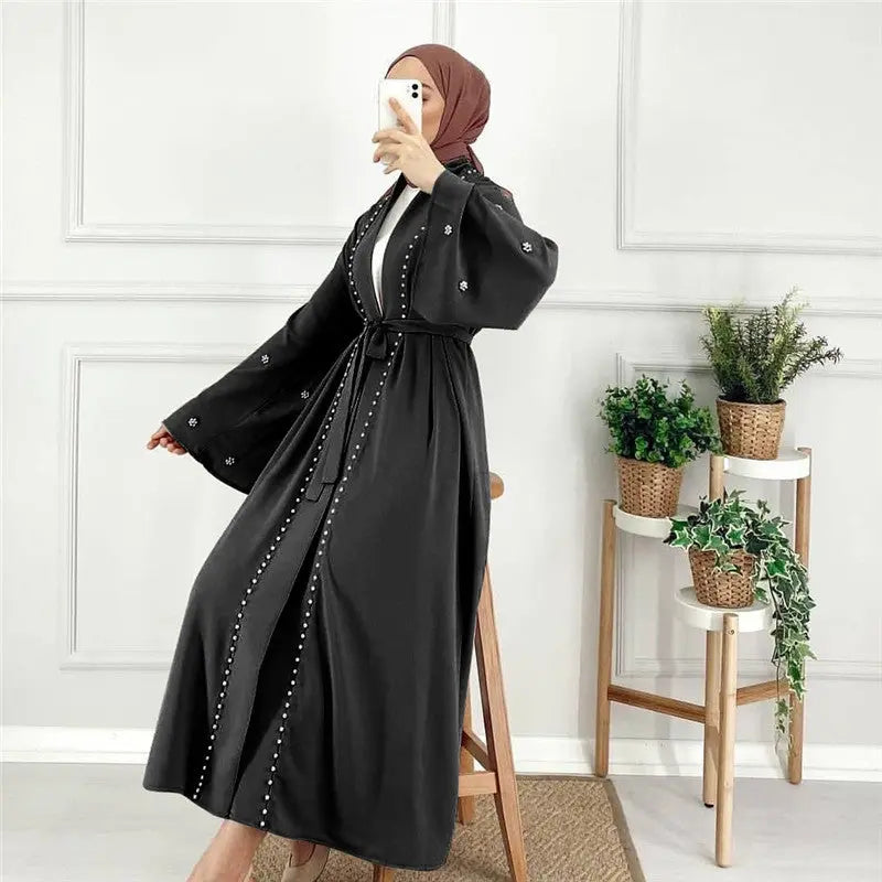 Eid Kaftan Moroccan Abaya Dubai Turkey Hijab Muslim Fashion 