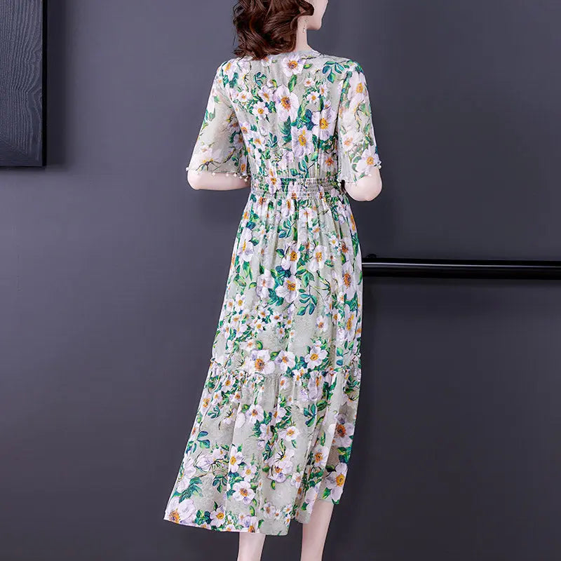 Silk  Silk Dress Female Summer High-end 