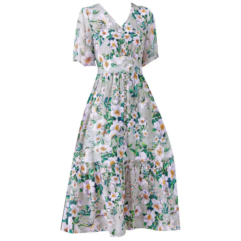 Silk  Silk Dress Female Summer High-end 