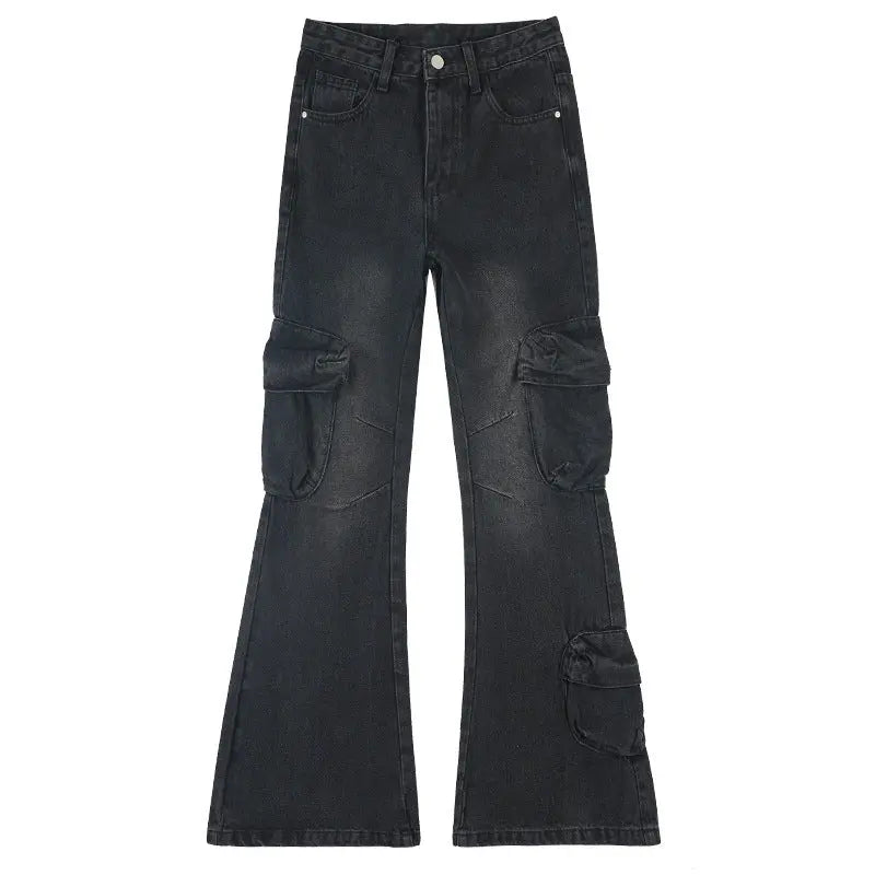 American Style Loose Cargo Jeans Women 