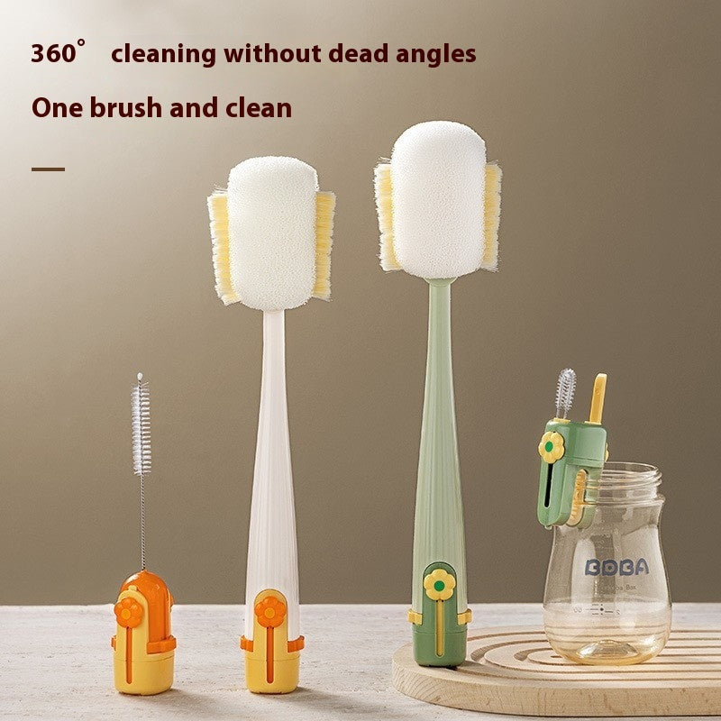 Washing Cup Long Handle Brush Three-in-one Multifunctional Big Head Cleaning Brush