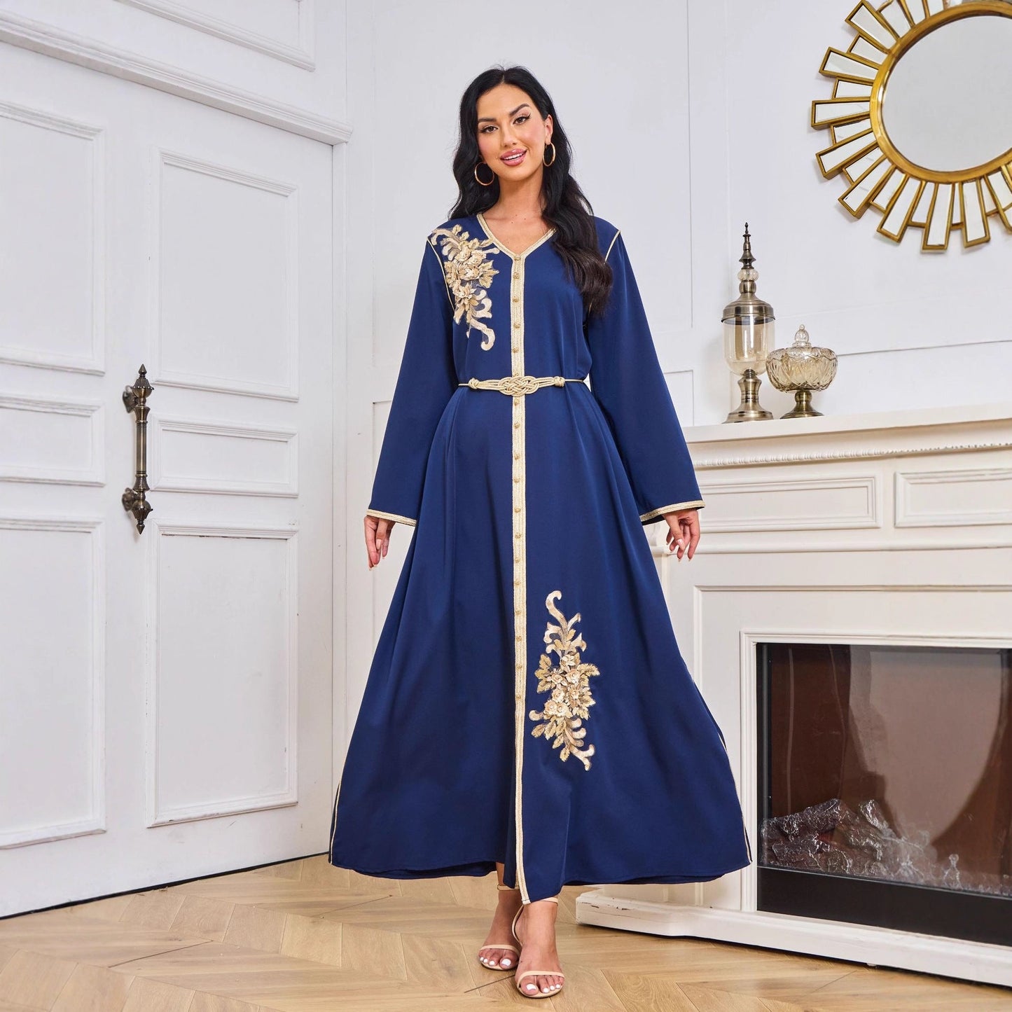 Dubai Abaya Gown Dress With Printed Hot-stone And Embroidered Detailing  Dubai Abaya Gown Dress With Printed Hot-stone And Embroidered Detailing Dubai Abaya Gown Dress With Printed Hot-stone And Embroidered Detailing Dubai Abaya Gown Dress With Printed Hot-stone And Embroidered Detailing Zenzi Style