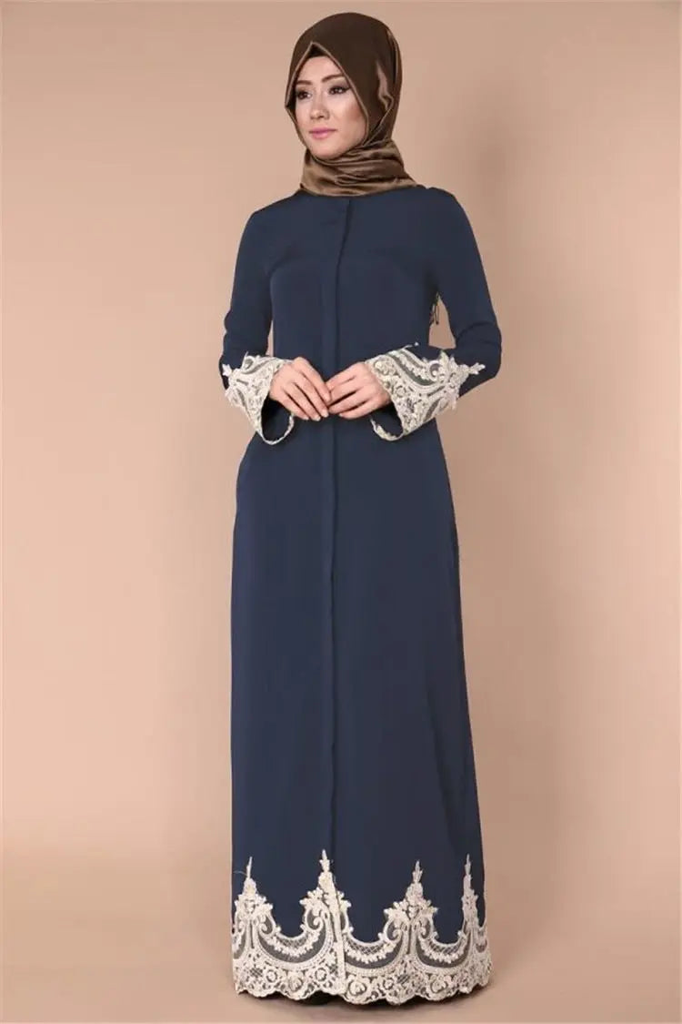 Muslim lace robe 