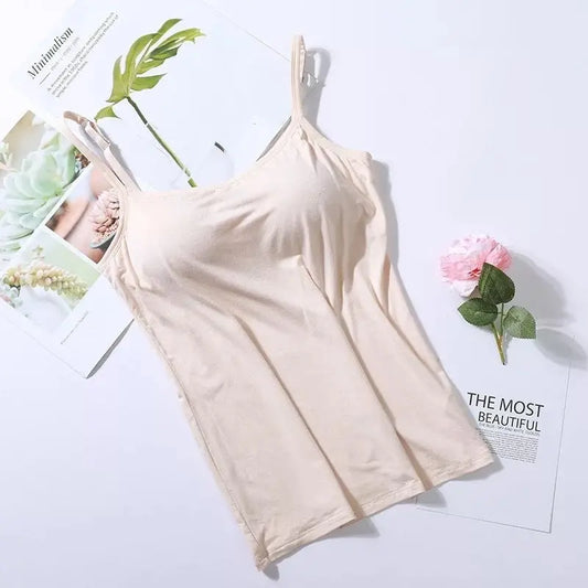 Modal Long Women's Sling Vest Inner Match Tube Top Home Wear Wear-free Bra Pieces 