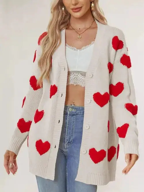 Long Heart cardigan 