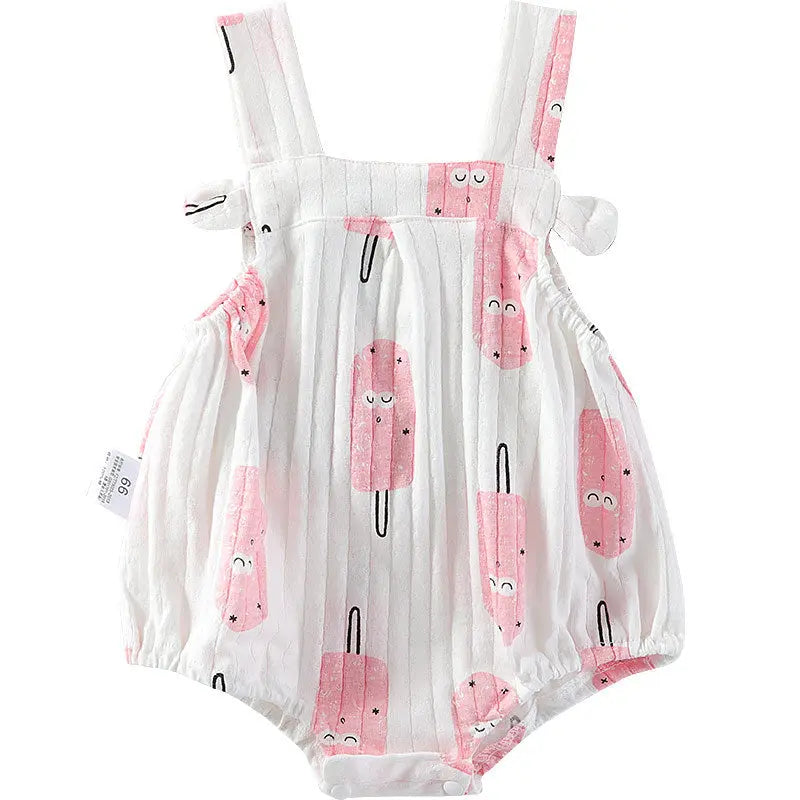 Baby Girl One-piece Dress Newborn Baby Triangle Romper 