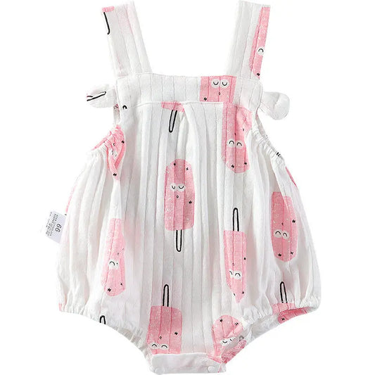 Baby Girl One-piece Dress Newborn Baby Triangle Romper 