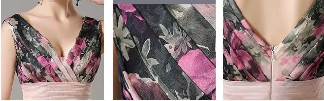 European and American elegant temperament shoulder flower dress Women's evening dress long skirt 