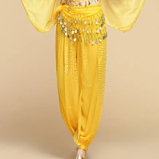 Indian Dance Sequined Bloomers For Women 