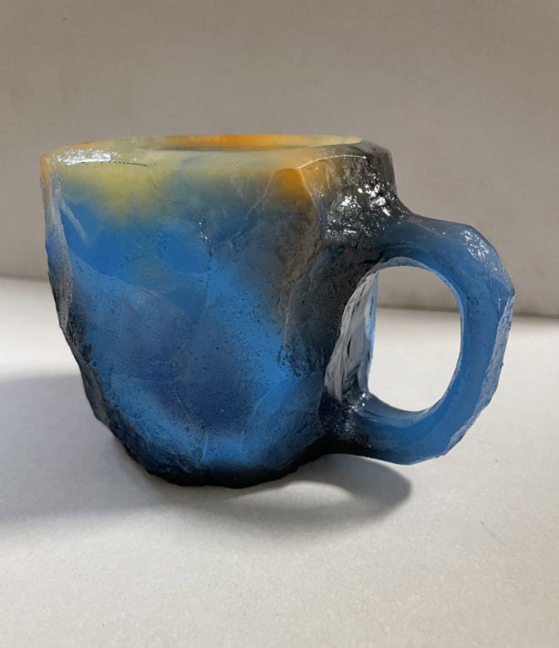 Crystal Coffee Mugs With Handles Elegant Fake Mineral Crystal Cup